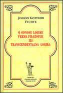 O ODNOSU LOGIKE PREMA FILOZOFIJI ILI TRANSCEDENTALNA LOGIKA-0 O ODNOSU LOGIKE PREMA FILOZOFIJI ILI TRANSCEDENTALNA LOGIKA-0