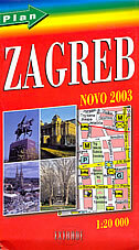 ZAGREB - plan grada 2003 (1:20 000)-0 ZAGREB - plan grada 2003 (1:20 000)-0