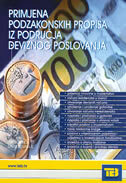 PRIMJENA PODZAKONSKIH PROPISA IZ PODRUČJA DEVIZNOG POSLOVANJA-0