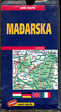 MAĐARSKA - auto karta 1:450 000-0 MAĐARSKA - auto karta 1:450 000-0