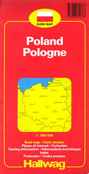 POLAND / POLEN - road map / strassenkarte-0