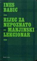 RIJEČ ZA NEPOZNATO - MANJINSKI LEKCIONAR-0 RIJEČ ZA NEPOZNATO - MANJINSKI LEKCIONAR-0