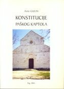 KONSTITUCIJE PAŠKOG KAPTOLA-0 KONSTITUCIJE PAŠKOG KAPTOLA-0
