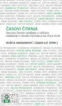 ČASOVI ČITANJA-0 ČASOVI ČITANJA-0