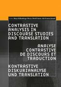 CONTRASTIVE ANALYSIS IN DISCOURSE STUDIES AND TRANSLATION-0 CONTRASTIVE ANALYSIS IN DISCOURSE STUDIES AND TRANSLATION-0