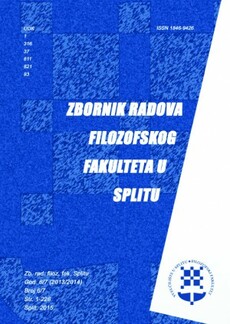 ZBORNIK RADOVA FILOZOFSKOG FAKULTETA U SPLITU 12 (2019)-0 ZBORNIK RADOVA FILOZOFSKOG FAKULTETA U SPLITU 12 (2019)-0