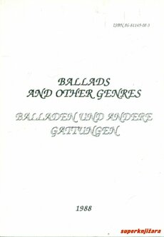BALLADS AND OTHER GENRES - BALLADEN UND ANDERE GATTUNGEN-0