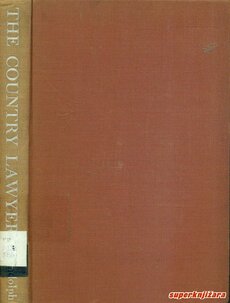THE COUNTRY LAWYER - Essays in Democracy  (engl.)-0