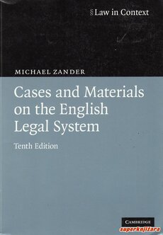 CASES AND MATERIALS ON THE ENGLISH LEGAL SYSTEM-0