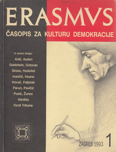 ERASMUS - časopis za kulturu demokracije 1/1993-0