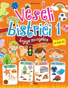 VESELI BISTRIĆI 1 - Knjiga mozgalica (za dob 5+)-0