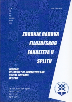 ZBORNIK RADOVA FILOZOFSKOG FAKULTETA U SPLITU BR.10 (2017)-0 ZBORNIK RADOVA FILOZOFSKOG FAKULTETA U SPLITU BR.10 (2017)-0