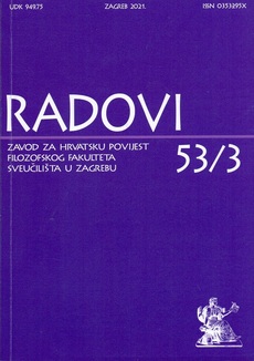 RADOVI ZAVODA ZA HRVATSKU POVIJEST FFZG-A 53/3-0 RADOVI ZAVODA ZA HRVATSKU POVIJEST FFZG-A 53/3-0
