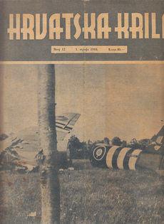 HRVATSKA KRILA, godina 1944, izbor iz godišta 1-16-6