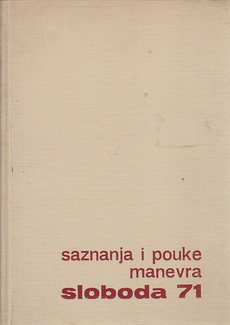 SAZNANJA I POUKE MANEVRA SLOBODA 71-0