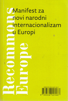 MANIFEST ZA NOVI NARODNI INTERNACIONALIZAM U EUROPI - MANIFEST INTERNACIONALNE LJEVICE-0