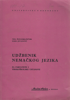 UDŽBENIK NEMAČKOG JEZIKA za fakultete i visokoškolske ustanove-0
