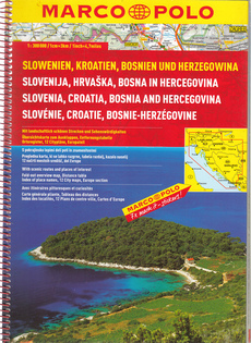 MARCO POLO AUTOKARTA - SLOWENIEN, KROATIEN, BOSNIEN UND HERZEGOVINA (njem, slo, eng, fran.)-0