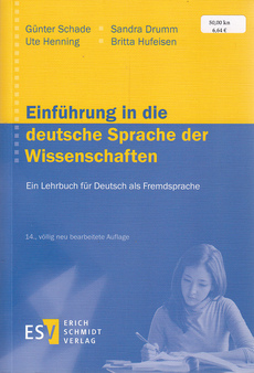 EINFUHRUNG IN DIE DEUTSCHE SPRACHE DER WISSENSCHAFTEN - Ein Lehrbuch fur Deutsch als Fremdsprache-0