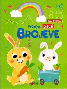 MALA ŠKOLA - POČINJEM PISATI BROJEVE-0 MALA ŠKOLA - POČINJEM PISATI BROJEVE-0