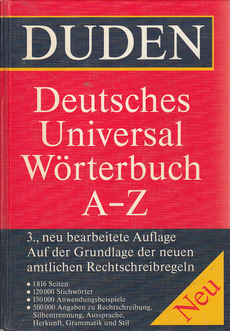 DEUTSCHES UNIVERSAL WORTERBUCH A - Z-0