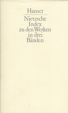 FRIDRICH NIETZSCHE - WERKE IN DREI BANDEN MIT INDEXBAND 1-4 (njem.)-3