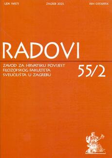 RADOVI ZAVODA ZA HRVATSKU POVIJEST FFZG-a 55/2-0 RADOVI ZAVODA ZA HRVATSKU POVIJEST FFZG-a 55/2-0