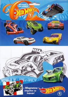 HOT WHEELS 1 - Bojanka i naljepnice + magnetne slagalice za bojenje-0 HOT WHEELS 1 - Bojanka i naljepnice + magnetne slagalice za bojenje-0