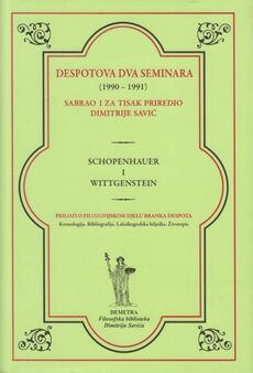 DESPOTOVA DVA SEMINARA (1990-91) - Schopenhauer i Wittgenstein-0