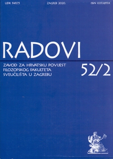 RADOVI - ZAVOD ZA HRVATSKU POVIJEST FFZG-A 52/2-0 RADOVI - ZAVOD ZA HRVATSKU POVIJEST FFZG-A 52/2-0