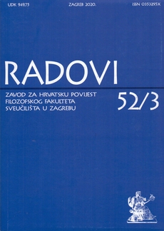RADOVI - ZAVOD ZA HRVATSKU POVIJEST FFZG-A 52/3-0 RADOVI - ZAVOD ZA HRVATSKU POVIJEST FFZG-A 52/3-0