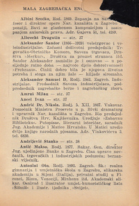 ALMANAH GRADA ZAGREBA 1931.-1