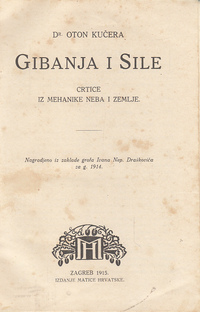 GIBANJA I SILE - crtice iz mehanike neba i zemlje-0