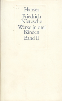 FRIDRICH NIETZSCHE - WERKE IN DREI BANDEN MIT INDEXBAND 1-4 (njem.)-1