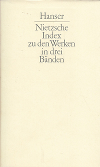 FRIDRICH NIETZSCHE - WERKE IN DREI BANDEN MIT INDEXBAND 1-4 (njem.)-3