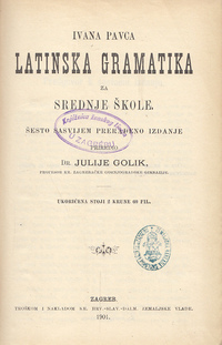 IVANA PAVCA LATINSKA GRAMATIKA ZA SREDNJE ŠKOLE-1