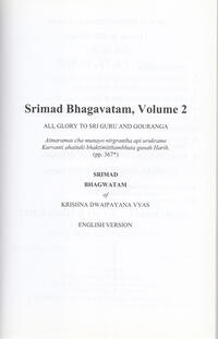 SRIMAD BHAGWATAM - One volume edition 1/3-0