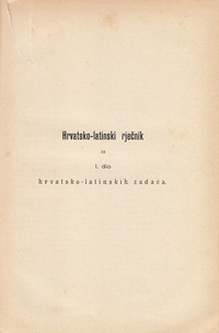 LATINSKE I HRVATSKE ZADAĆE o skladnji latinskoga jezika, I. dio (O padežima)-2